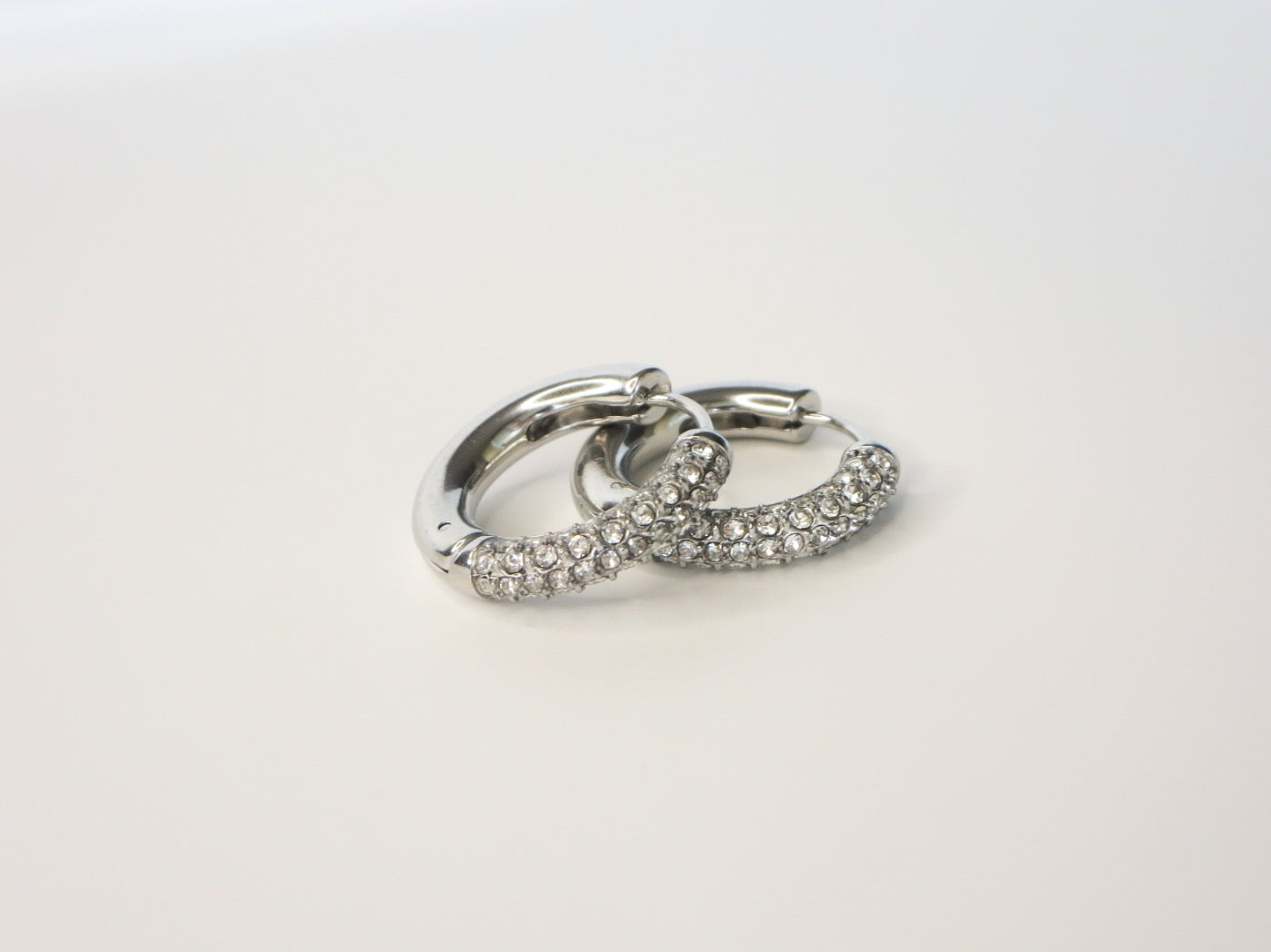 Connie Silver Hoops