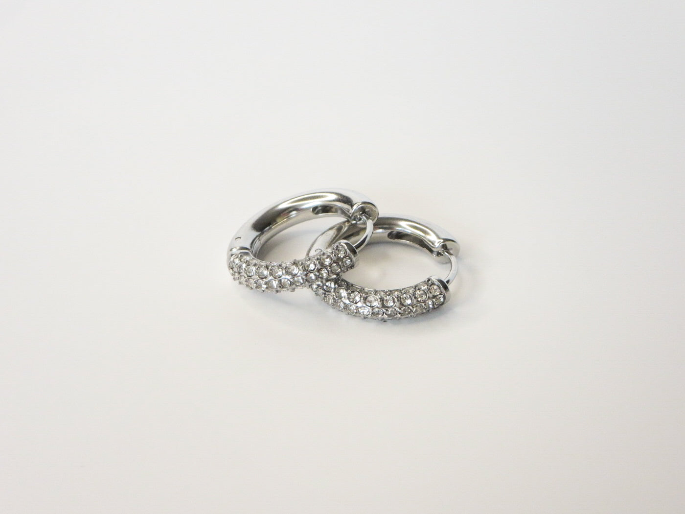 Connie Silver Hoops