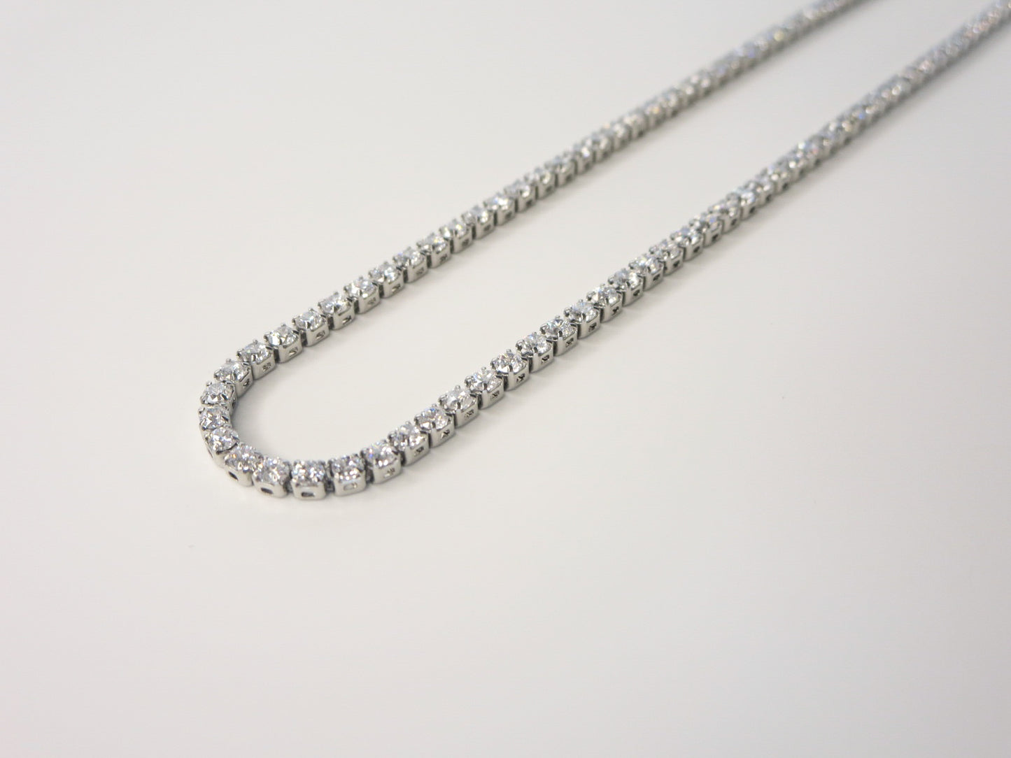 Silver Tennis Necklace