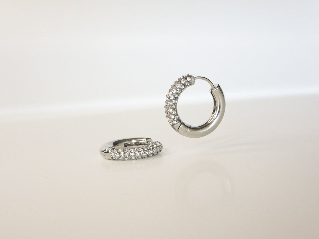 Connie Silver Hoops