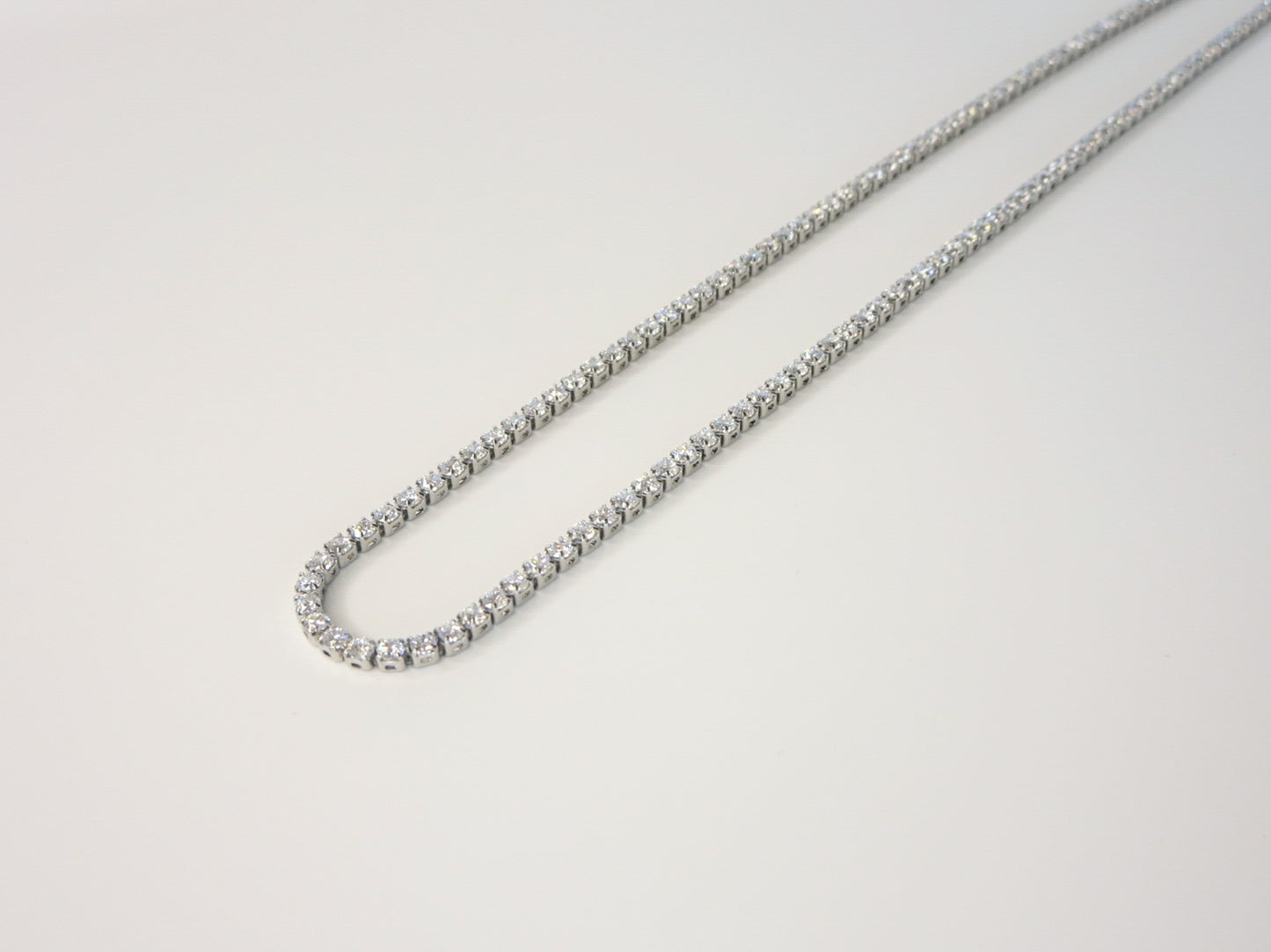 Silver Tennis Necklace