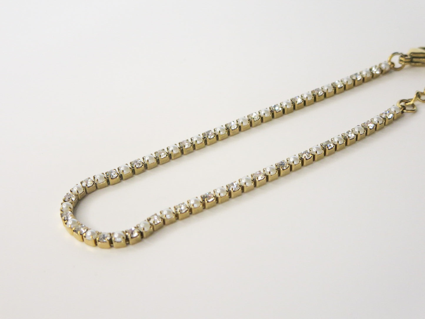 Tennis Pearl Bracelet